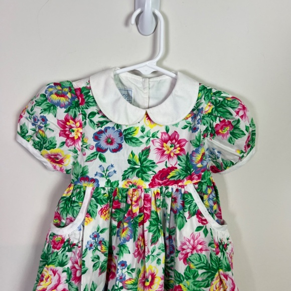 Baby Cary Vintage Floral Collar Dress - Picture 2 of 6